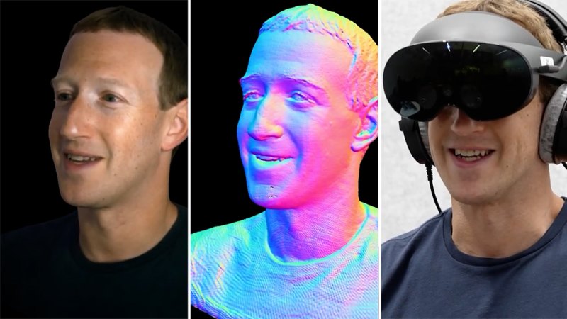 Mark Zuckerberg interviewed in VR with photorealistic avatars