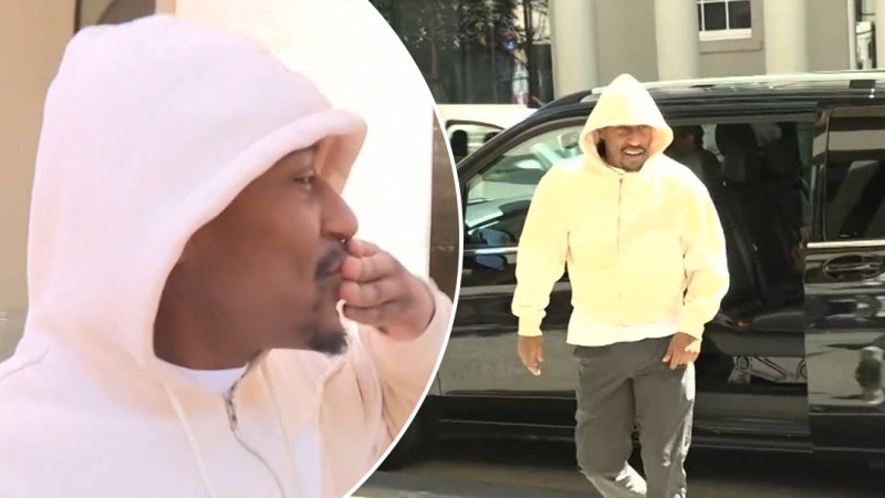 Rape-accused UK rapper blows kiss to fans outside court