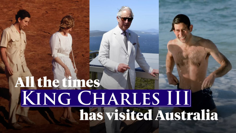 King Charles and his visits to Australia