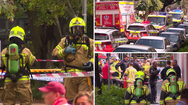 Several people injured in hazmat emergency in Sydney