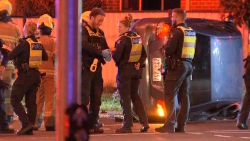 Man arrested after wild police chase in Melbournes north