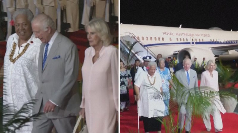 King Charles, Queen Camilla arrive in Samoa