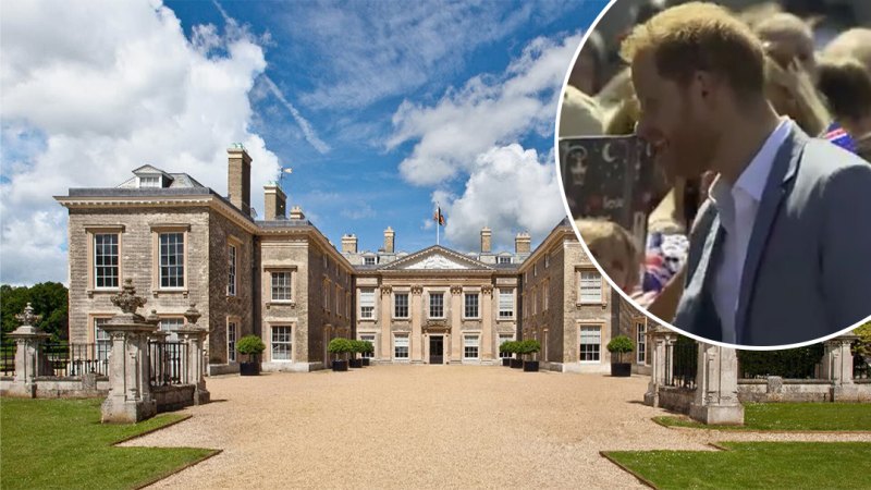 Prince Harry stayed at Diana’s former home