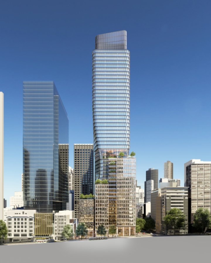 Next-gen office: Cbus Property’s three-part 435 Bourke Street tower in Melbourne is part of just a small handful of new towers coming to Australia’s CBDs.