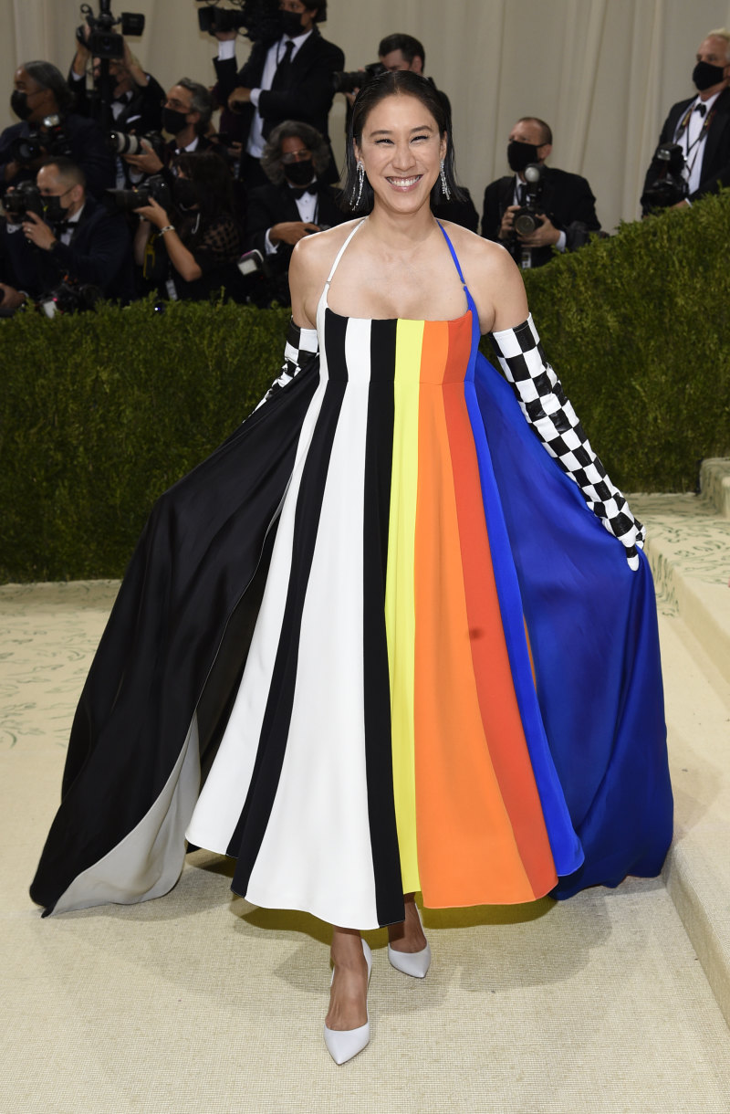 Met gala rainbow clearance dress