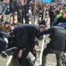 Wild brawl erupts after Geelong-Melbourne match