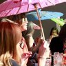 Sup in the sun ... parasols and retro frills pack the terrace at Madame Brussels, where cupcakes and other old-fashioned treats reign. 