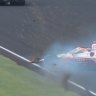 IndyCar champ goes for scary 360-degree spin