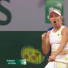 Saville shocks Kvitova at Roland-Garros