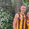 Hawthorn surprises AFLW draftee Maya Dear with a brown and gold reveal.