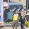 A manhunt is underway after a father-to-be was killed in a drive-by shooting in Melbourne's south-east.
