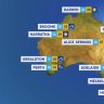 National weather forecast for Sunday July 30