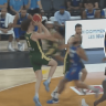 The Aussie Boomers scored victory over home team France in an Olympics warm-up game.