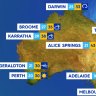 National weather forecast for Sunday January 26