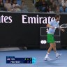 Umpire hits Medvedev with point penalty