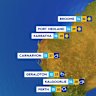 National weather forecast for Tuesday August 19