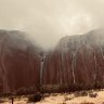 Rain on the rock