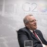 Growth on track despite 'heightened' trade war risk, says Scott Morrison from G20