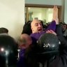 Dramatic footage of Georgian opposition leader arrest