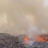 Out of control blaze at Bali landfill
