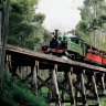Puffing Billy bans leg dangling as probe begins into minibus collision
