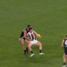 After a thrilling win over arch-rival Carlton, Collingwood have come crashing back to Earth with a cruel double injury blow