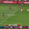 Taniela Paseka was marched to the sin bin for a professional foul.