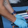 A﻿ Melbourne man faces 140 charges over the alleged supply of prohibited weapons to youth gangs in the city's south-east last year.
