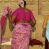 Living traditions: Women wear Varanasi silks.