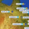 National weather forecast for Tuesday January 9