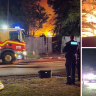 9News has obtained exclusive video of a house fire at Darra, west of Brisbane.