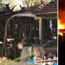 A home in Hazelbrook in the Blue Mountains has been destroyed overnight by a fire.