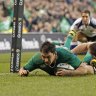 Ireland warm up for Wallabies with Georgia rout