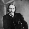 Scottish novelist, poet and traveller Robert Louis Stevenson. 
