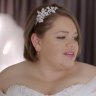 Bride-to-be Leah steps out to show her mum the first dress on Curvy Bridal Boutique on 9Now.