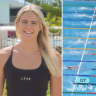 Swim star explains freak injury