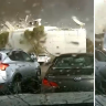 Tornado destroys building in seconds