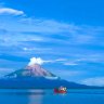 Ometepe火山湖尼加拉瓜。