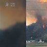 Bushfires engulf homes north of Sydney