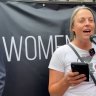 Holly Lawford-Smith at the Let Women Speak rally