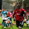 Crusaders power to eight-try win over the Cheetahs
