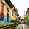 Revival ... street scenes in the colourful La Candelaria colonial quarter.