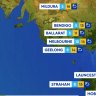 National weather forecast for Monday August 15