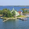 Islands in the Baltic Sea near Helsinki in Finland.