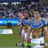  Mitchell Moses set up a try and nailed a sideline conversion as Parramatta pushed ahead of Canberra.