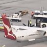 Brisbane bound aircraft lands safely after fire report