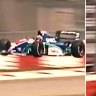 Rubens Barrichello suffered the first massive crash of the 1994 San Marino Grand Prix weekend during Friday qualifying.