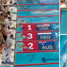 Australia's mixed medley team wins silver