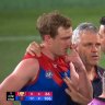 Melbourne defender Harrison Petty was left in tears after an alleged personal sledge from Brisbane Lions skipper Dayne Zorko