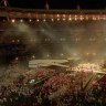 Athletes scolded for getting on stage